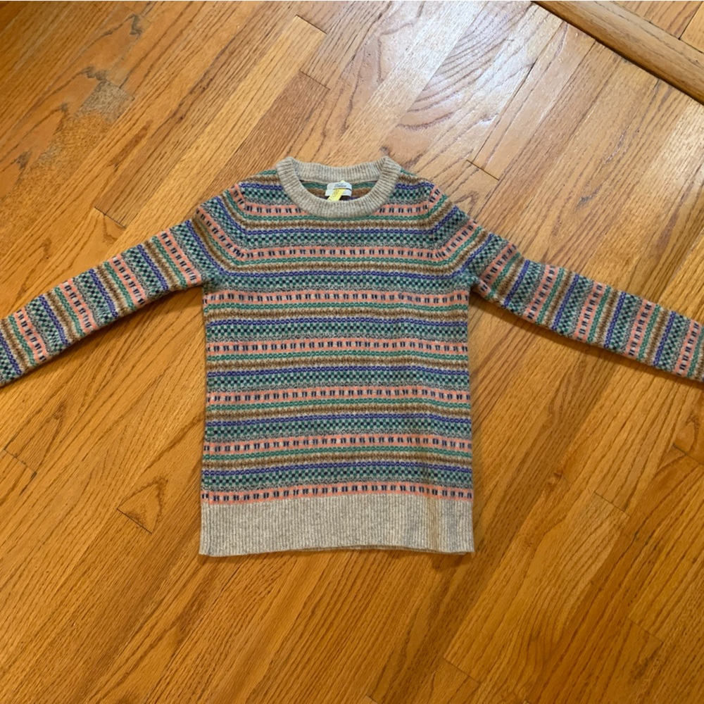 Warm Patterned Wool Sweater